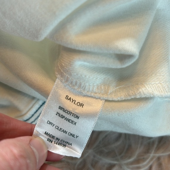 SAYLOR Harriette Denim White Top - Picture 8 of 9
